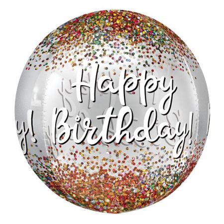 A Single Happy Birthday Balloon