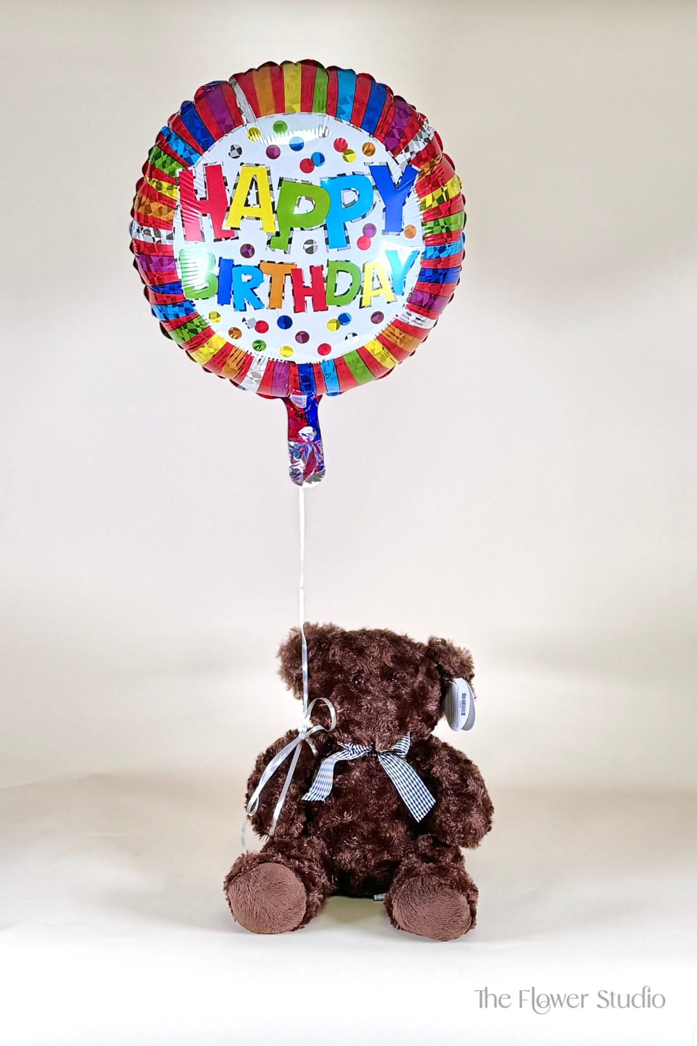 Celebrate their special day with the sweetest duo — a cuddly teddy bear and a cheerful balloon!